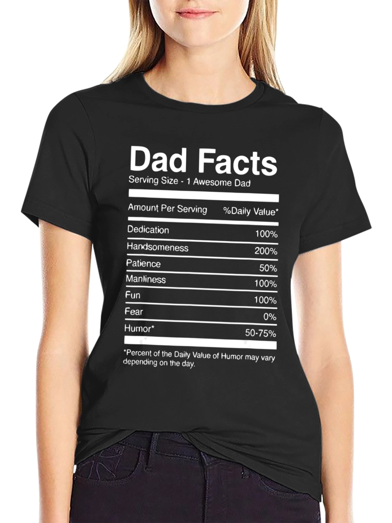 Dad Facts Funny Graphic T-Shirt
