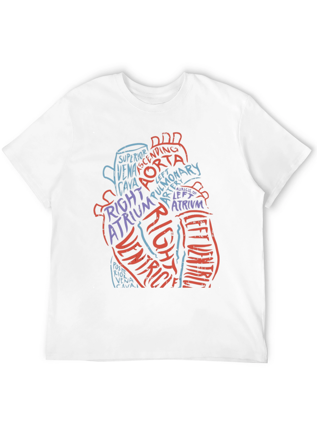Anatomical Heart T-Shirt - Medical Graphic Tee