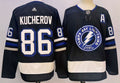 Men's Tampa Bay Lightning Nikita Kucherov #86 Blue Game Jerseys