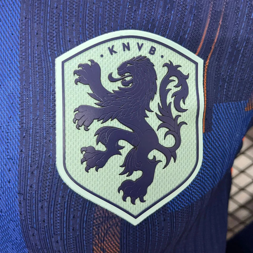 2024/25 NL Away Blue Player Version Long Sleeve Jersey Detail 3