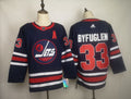 Men's Winnipeg Jets Dustin Byfuglien #33 Navy Home Breakaway Player Jerseys