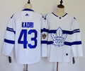 Men's Toronto Maple Leafs Nazem Kadri #43 White Player Jerseys