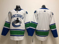 Men's Vancouver Canucks White Away Breakaway Blank Jerseys