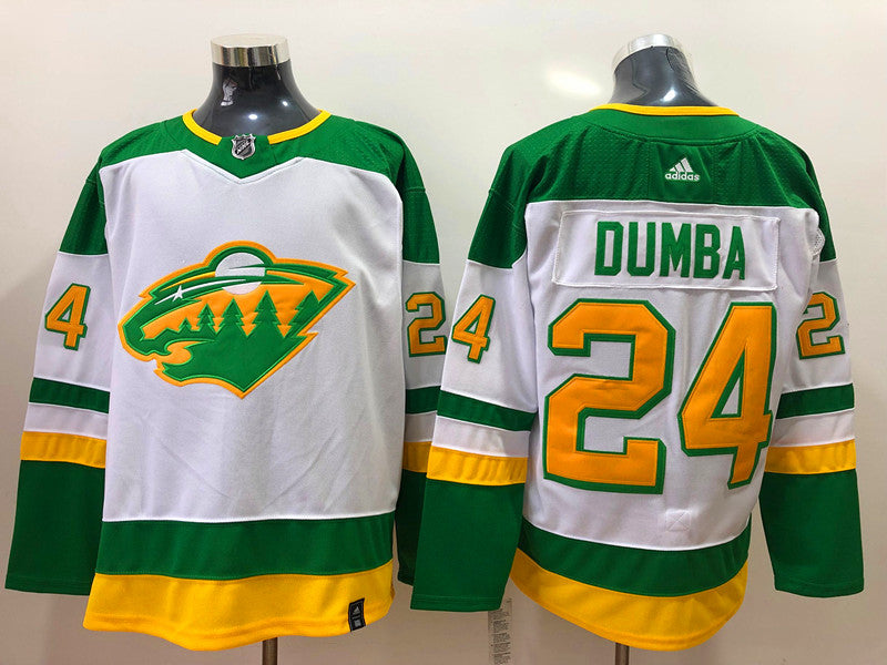 Men's Minnesota Wild Matt Dumba #24 White Breakaway Player Jerseys