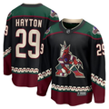 Men's Arizona Coyotes Barrett Hayton #29 Black Home Breakaway Player Jerseys