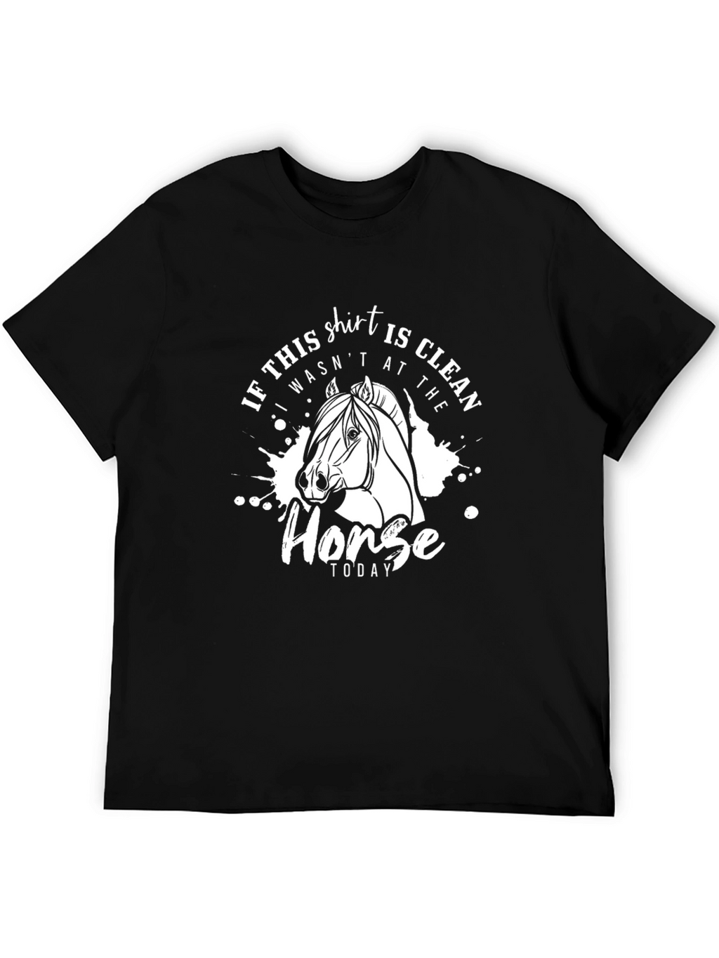 Funny Horse Lover Graphic T-Shirt