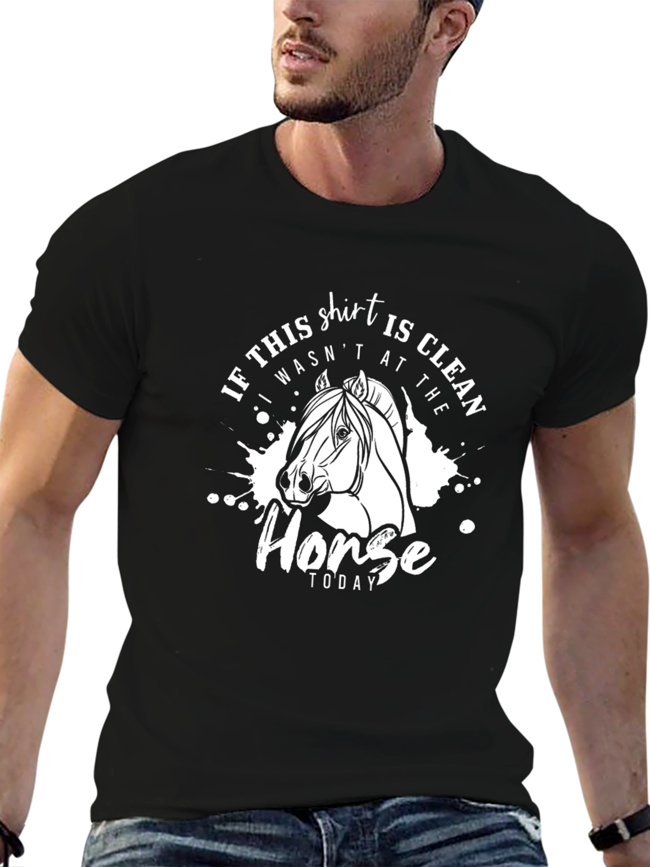 Funny Horse Lover Graphic T-Shirt