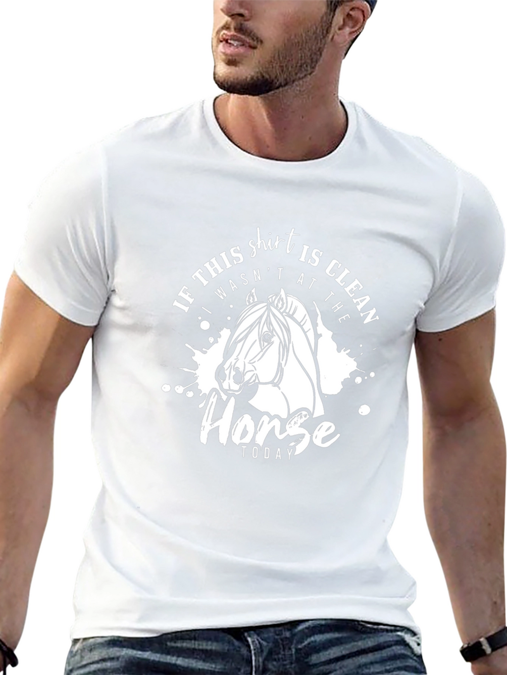Funny Horse Lover Graphic T-Shirt