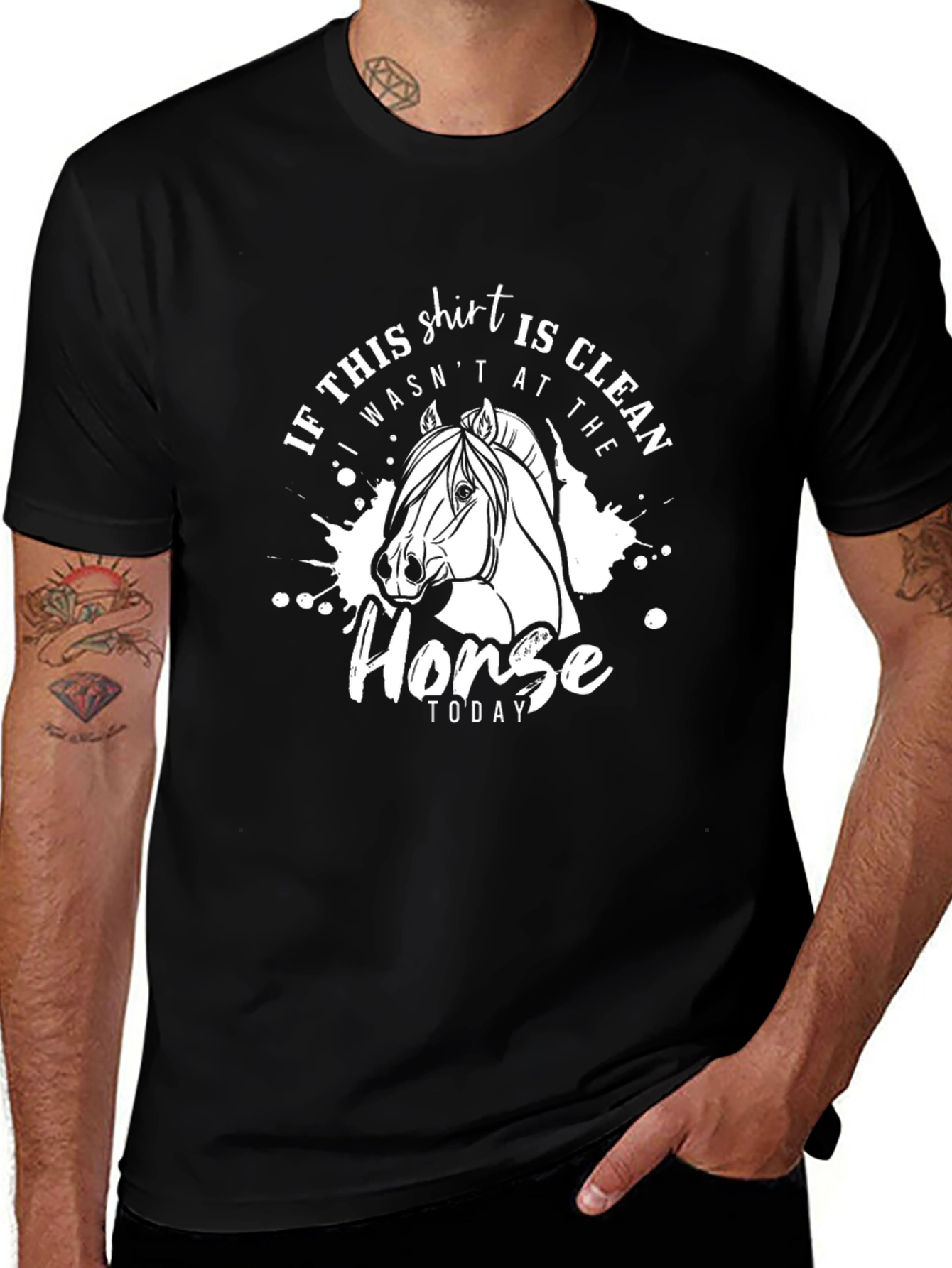 Funny Horse Lover Graphic T-Shirt