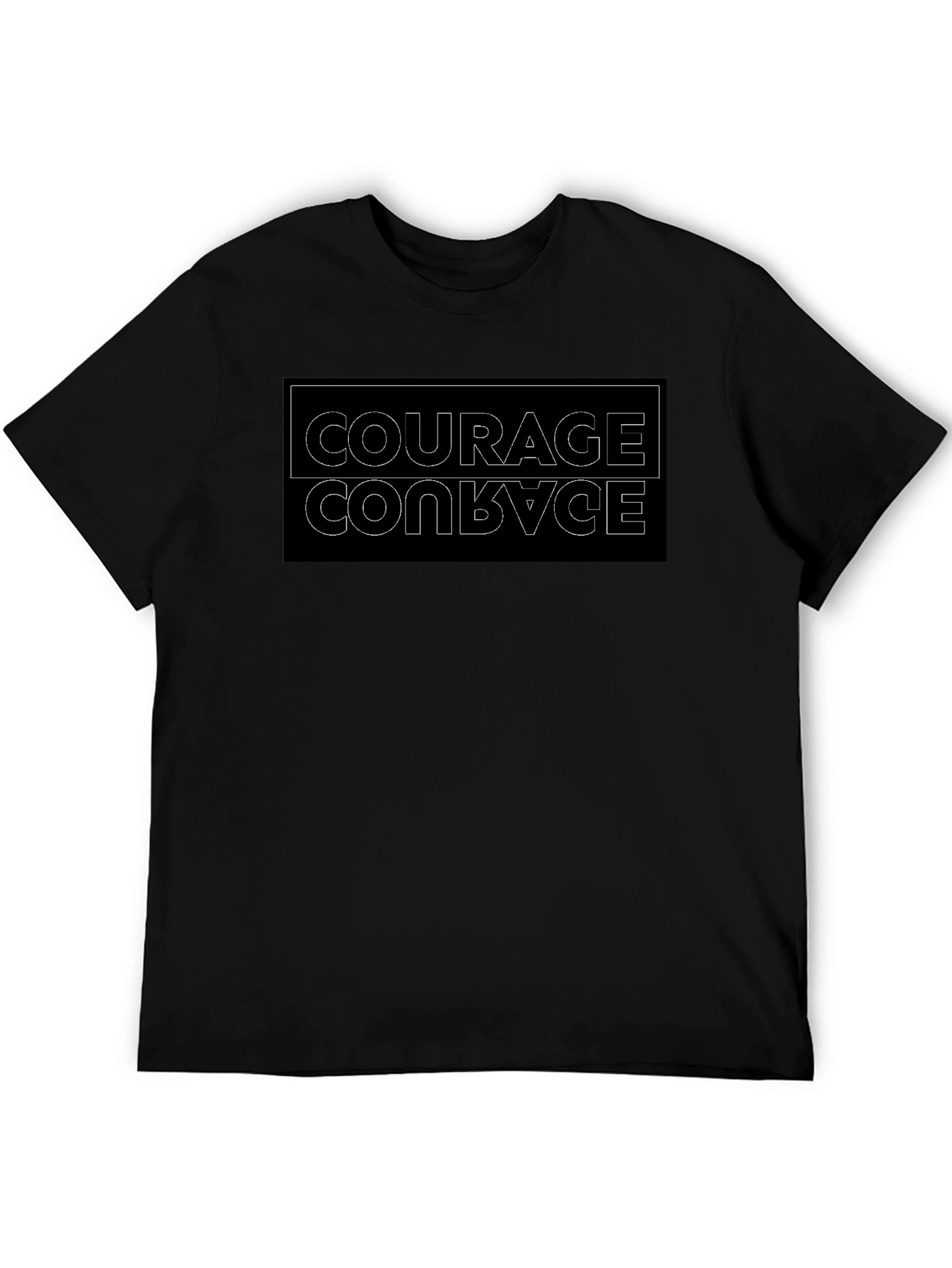 Courage and Conviction Graphic Tee - Black