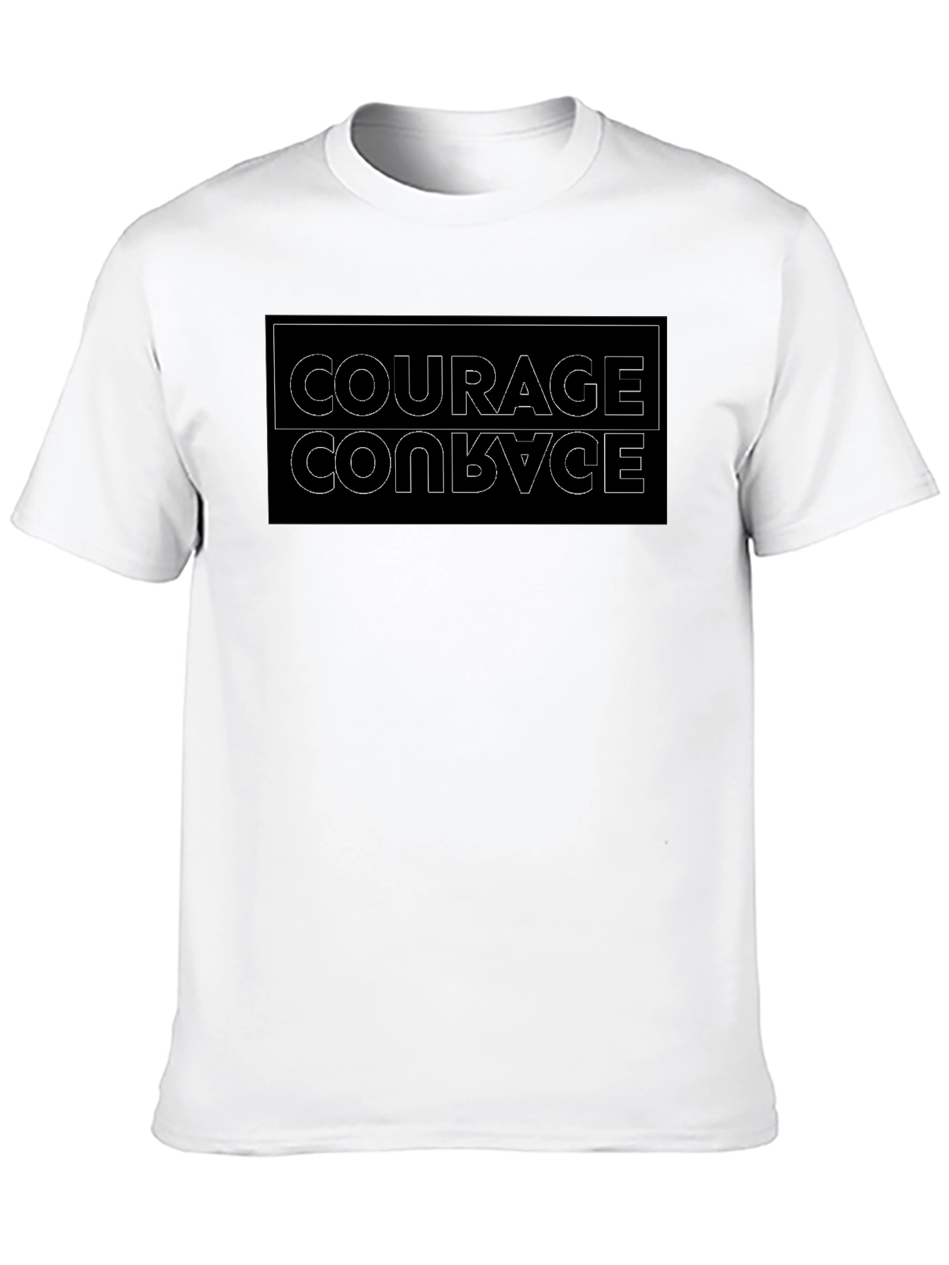 Courage and Conviction Graphic Tee - Black