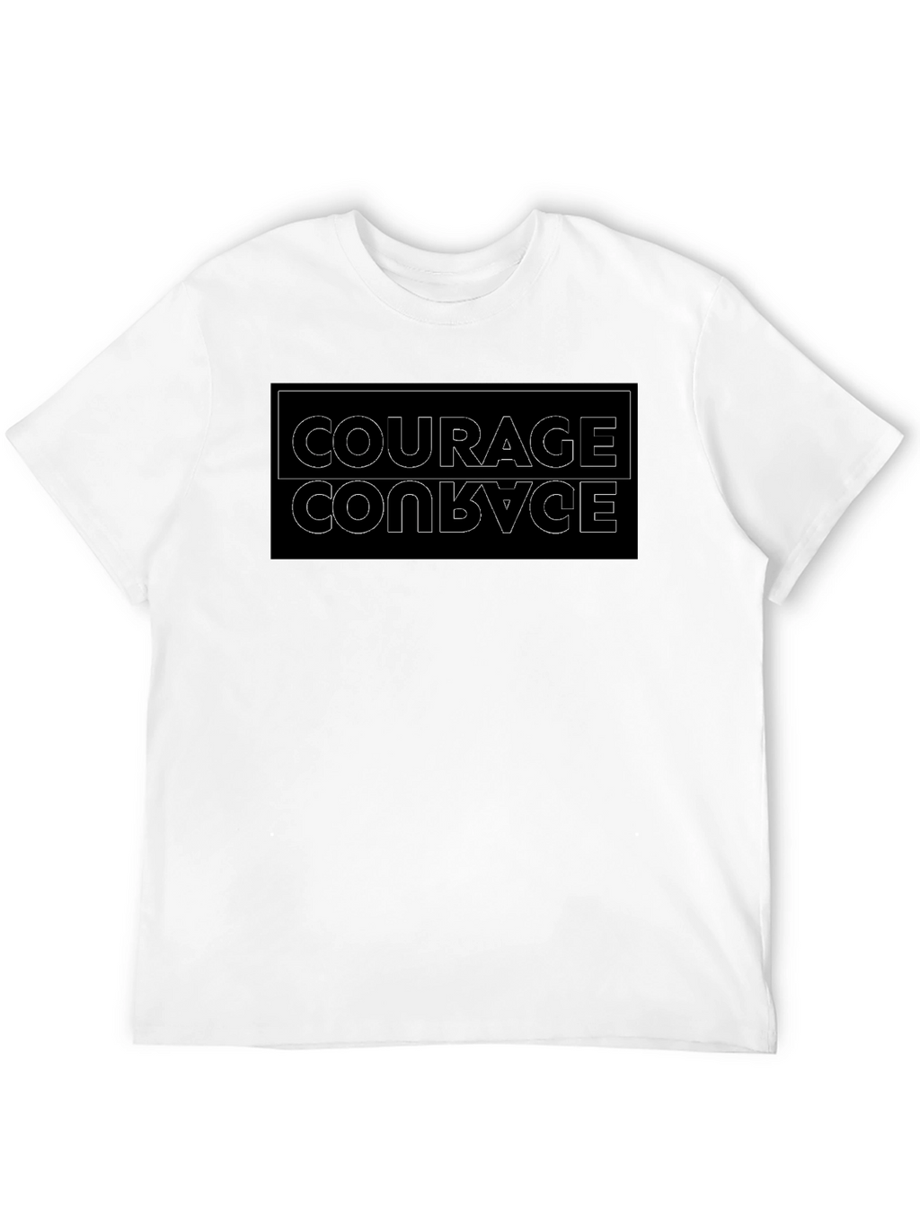 Courage and Conviction Graphic Tee - Black