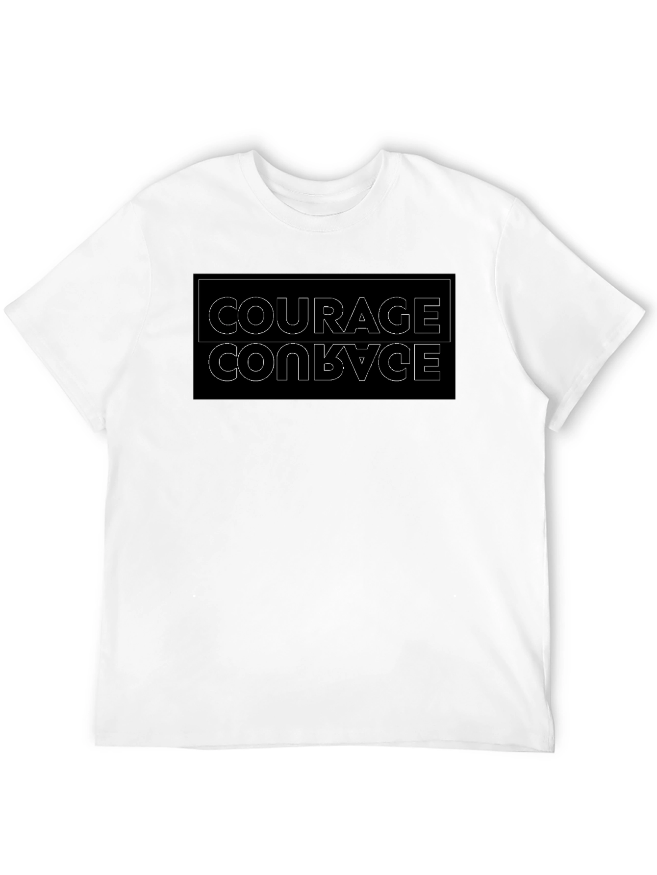 Courage and Conviction Graphic Tee - Black