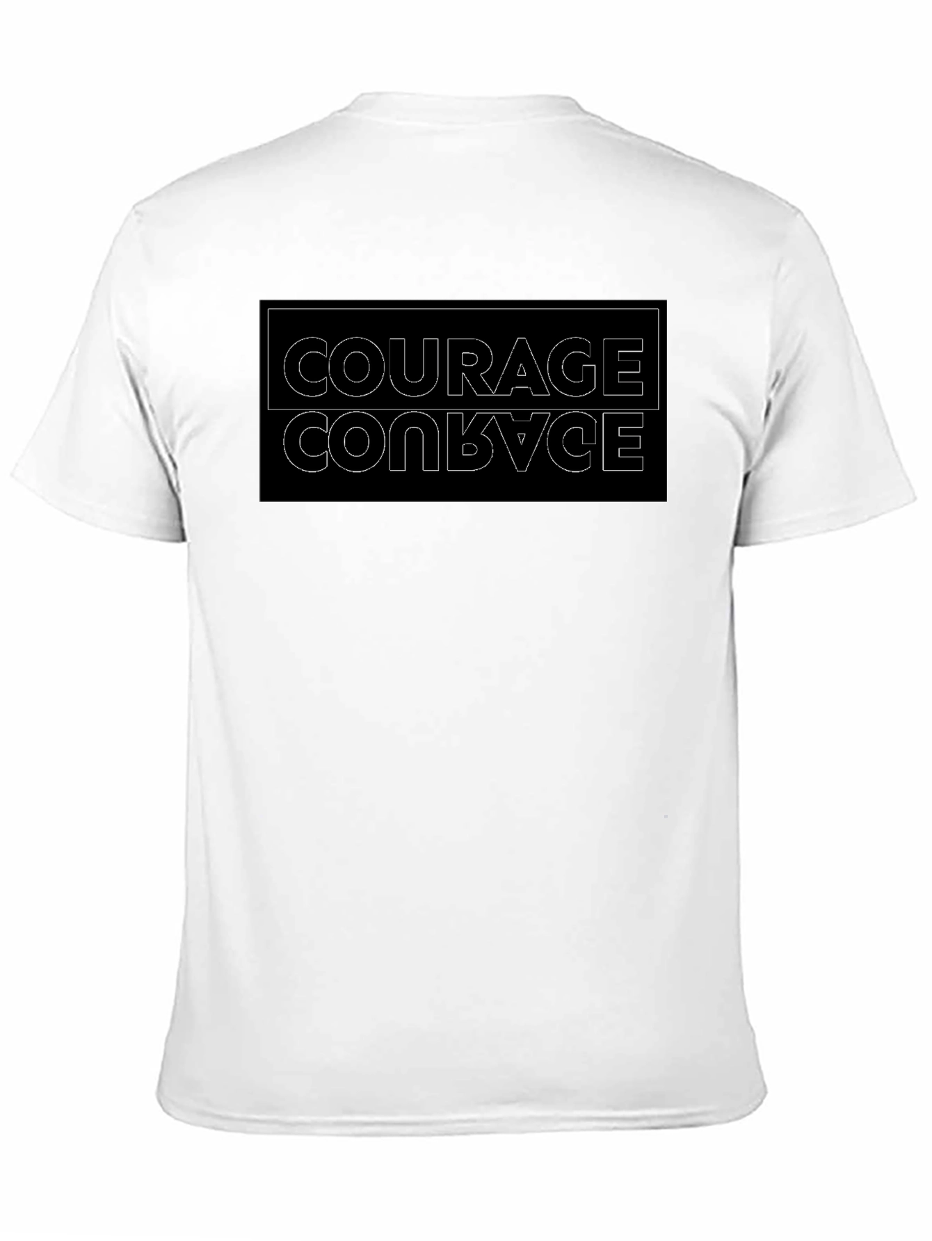 Courage and Conviction Graphic Tee - Black