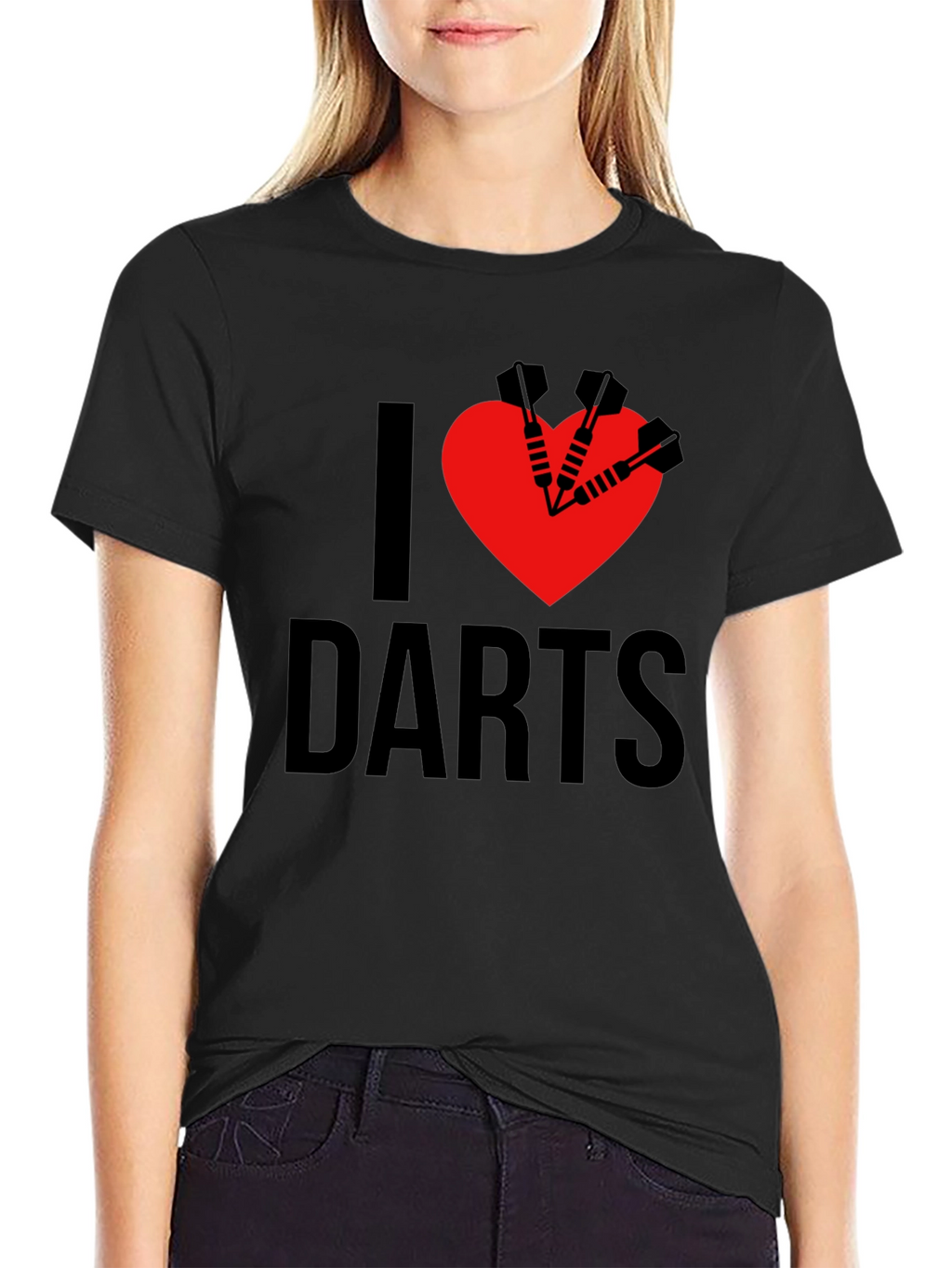 I Love Darts Graphic T-Shirt