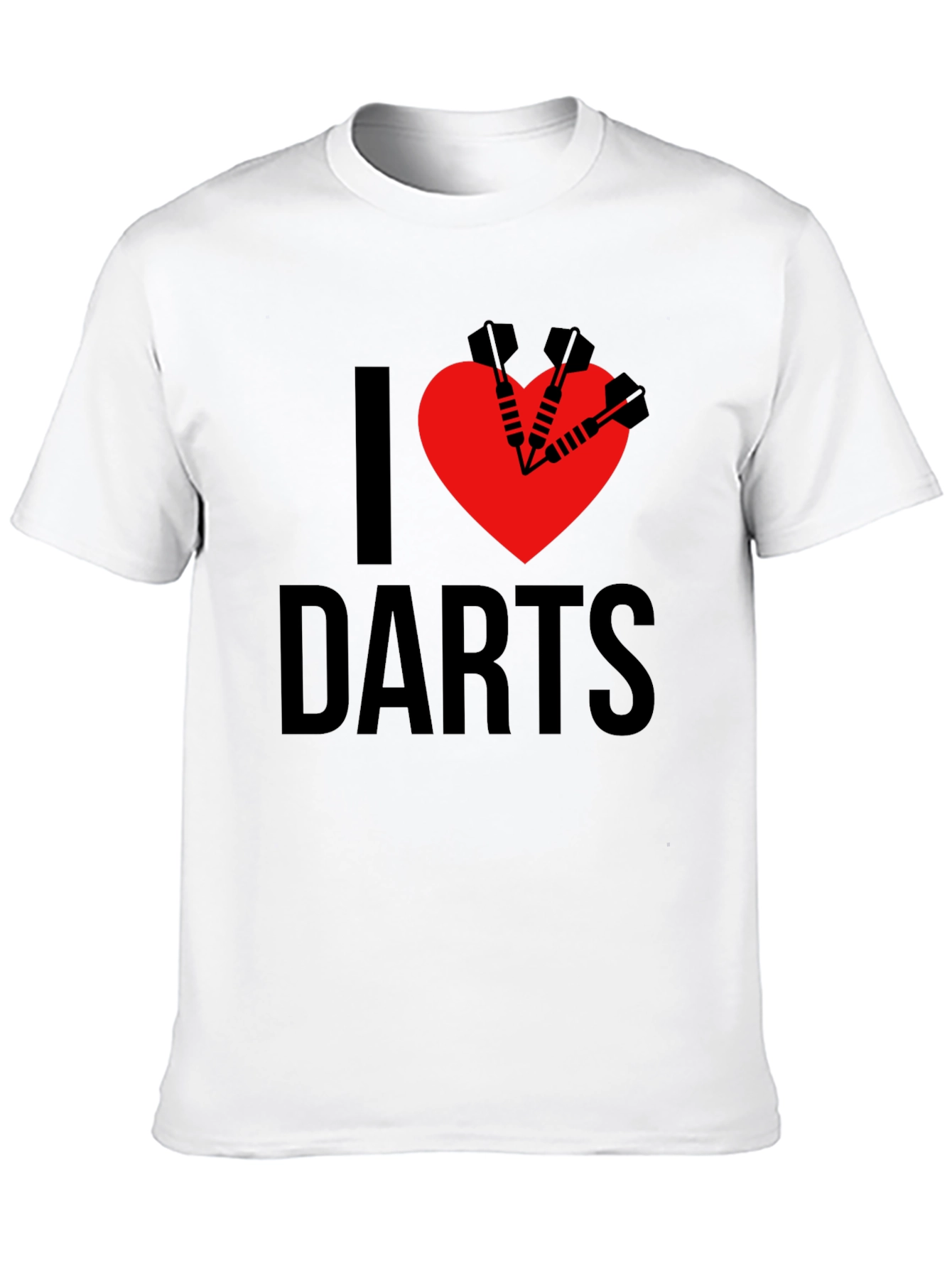I Love Darts Graphic T-Shirt