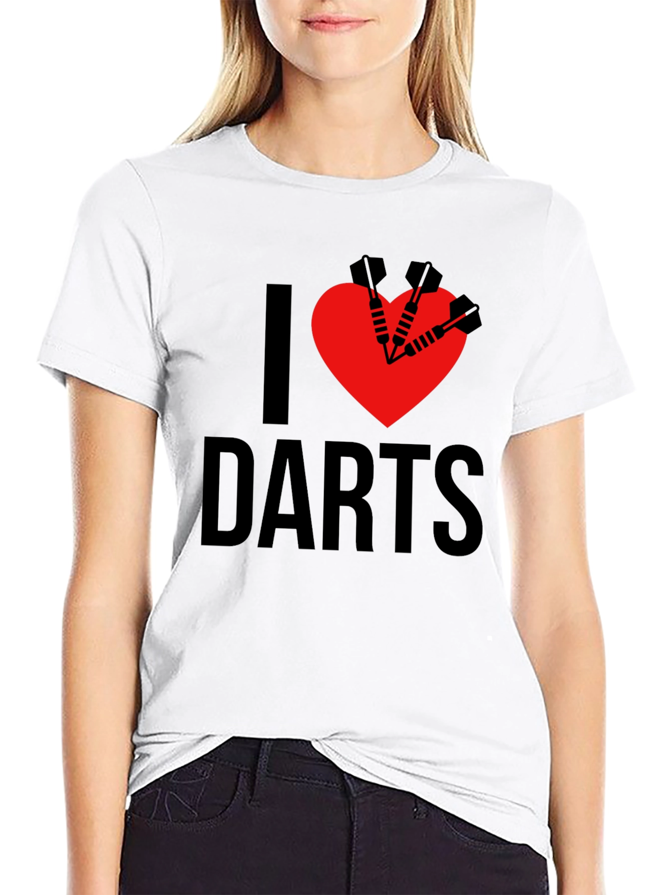 I Love Darts Graphic T-Shirt