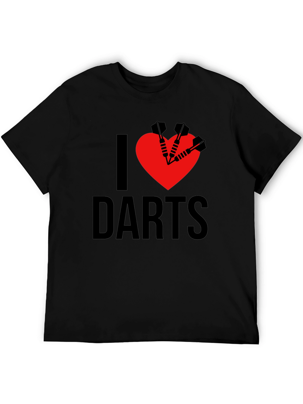 I Love Darts Graphic T-Shirt