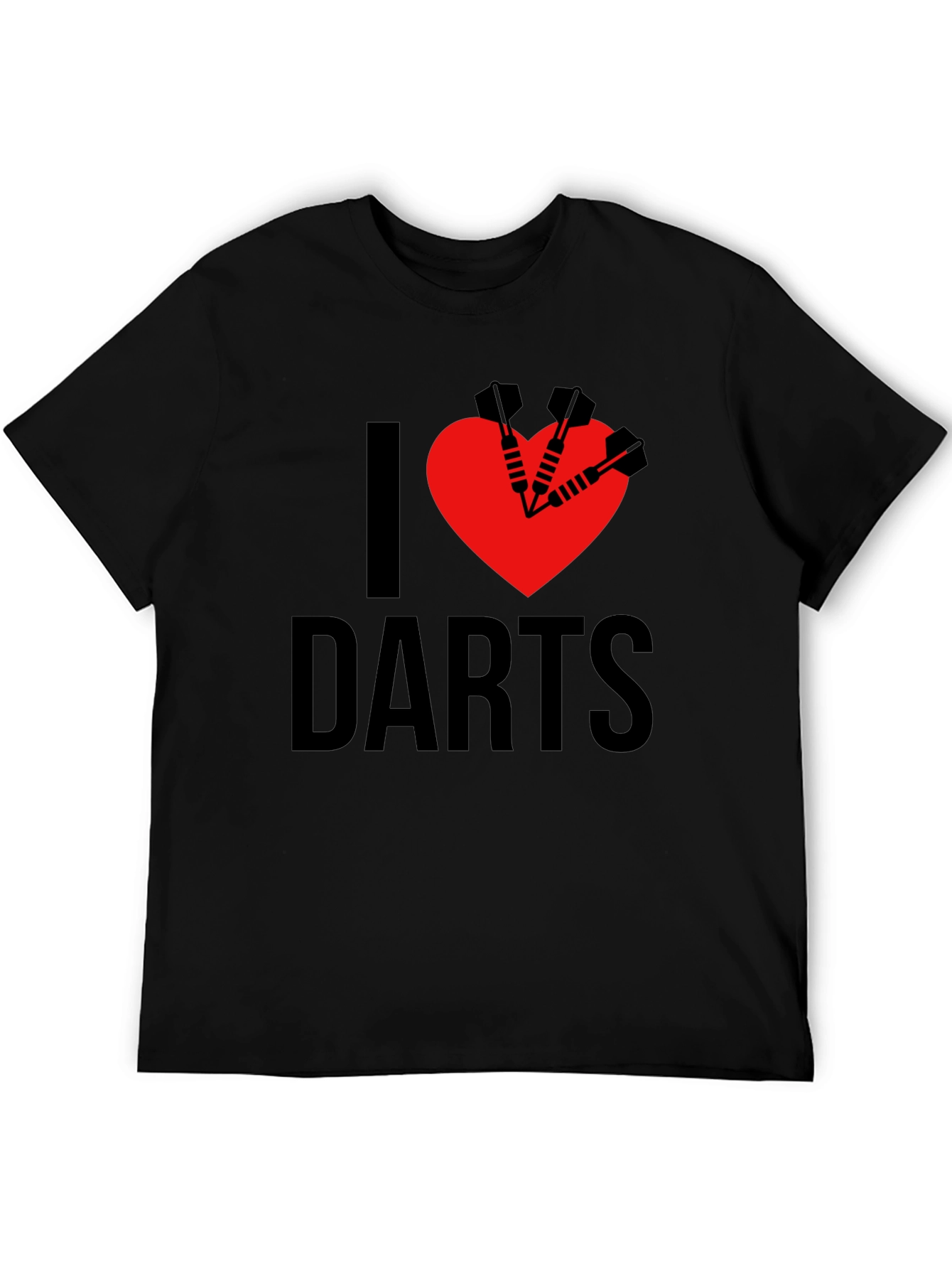 I Love Darts Graphic T-Shirt