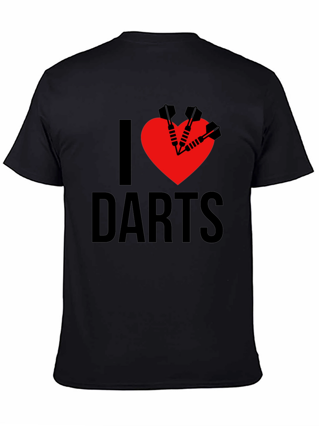 I Love Darts Graphic T-Shirt
