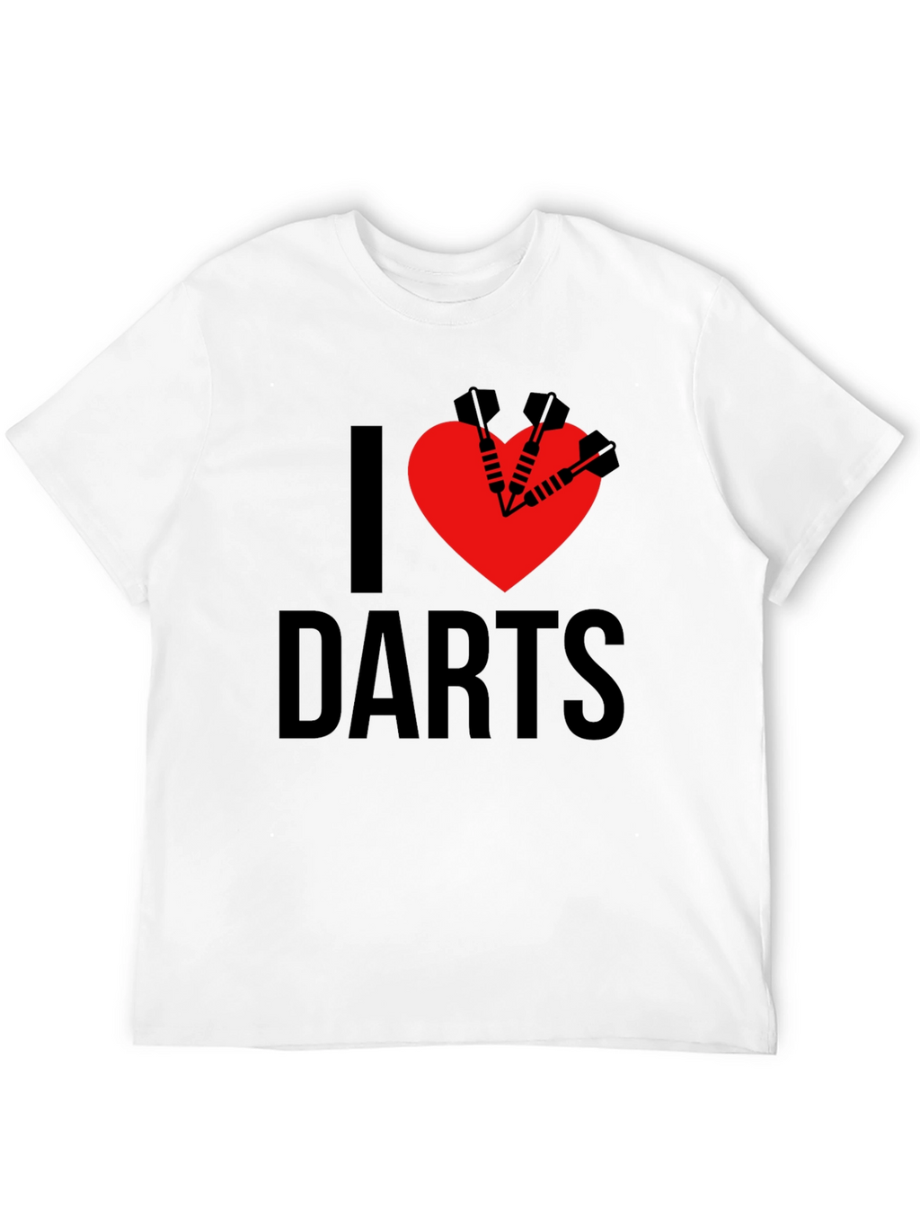 I Love Darts Graphic T-Shirt