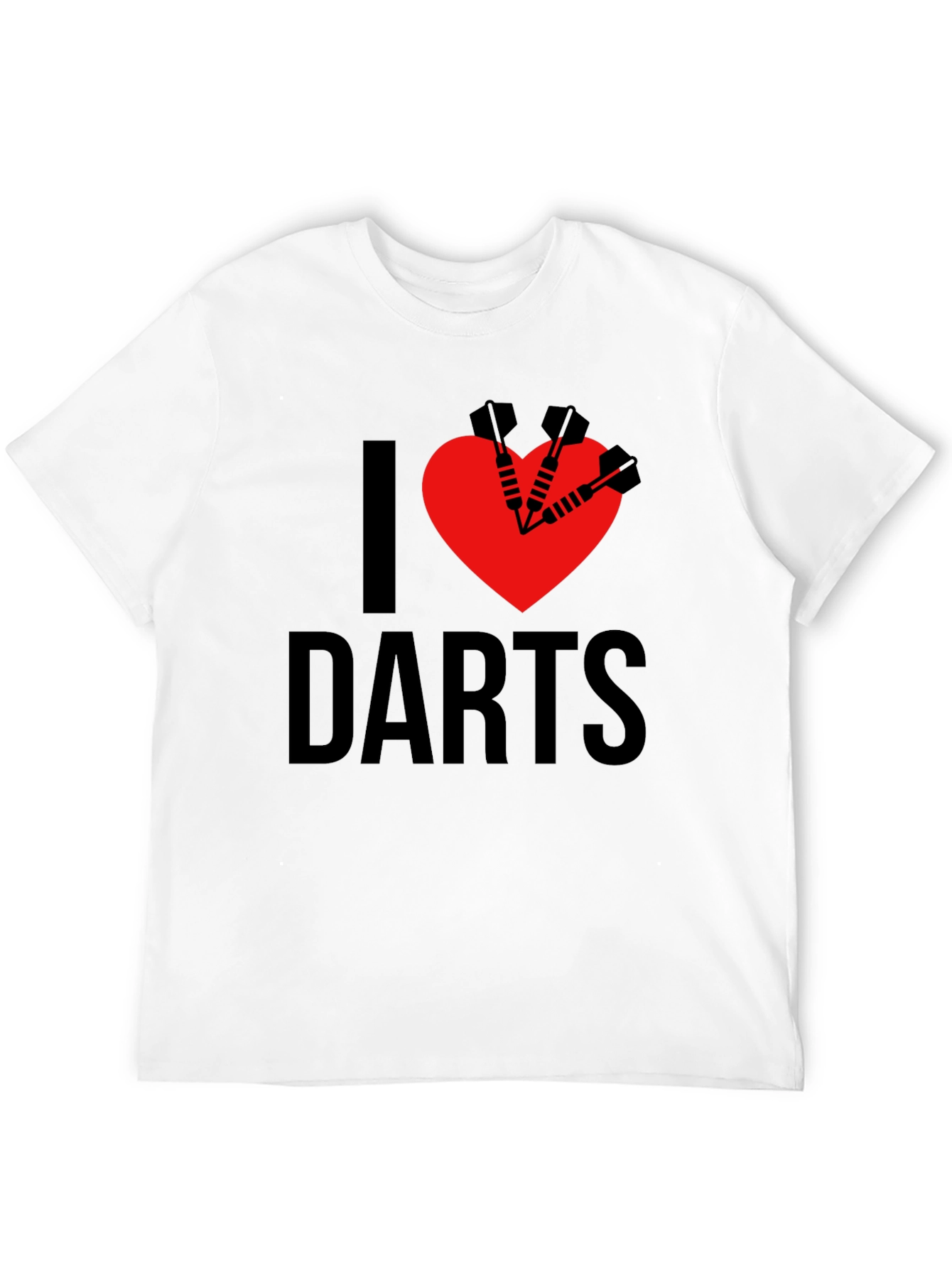 I Love Darts Graphic T-Shirt