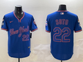 Men's New York Mets Juan Soto #22 Royal Replica Player Jerseys