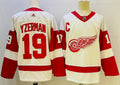 Men's Detroit Red Wings Steve Yzerman #19 White Player Jerseys