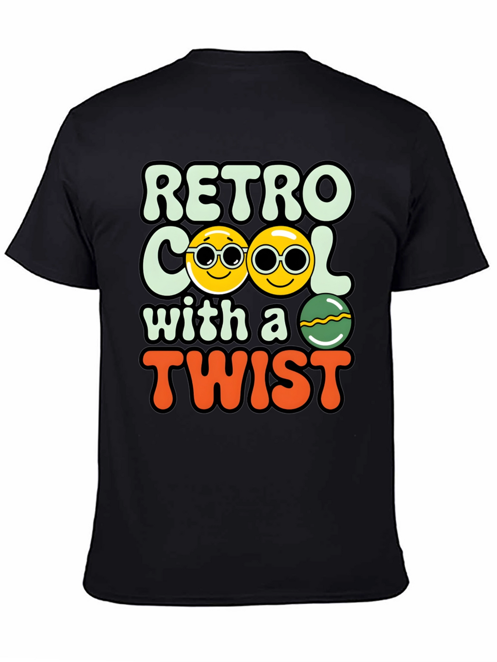 Retro Cool with a Twist Graphic Tee