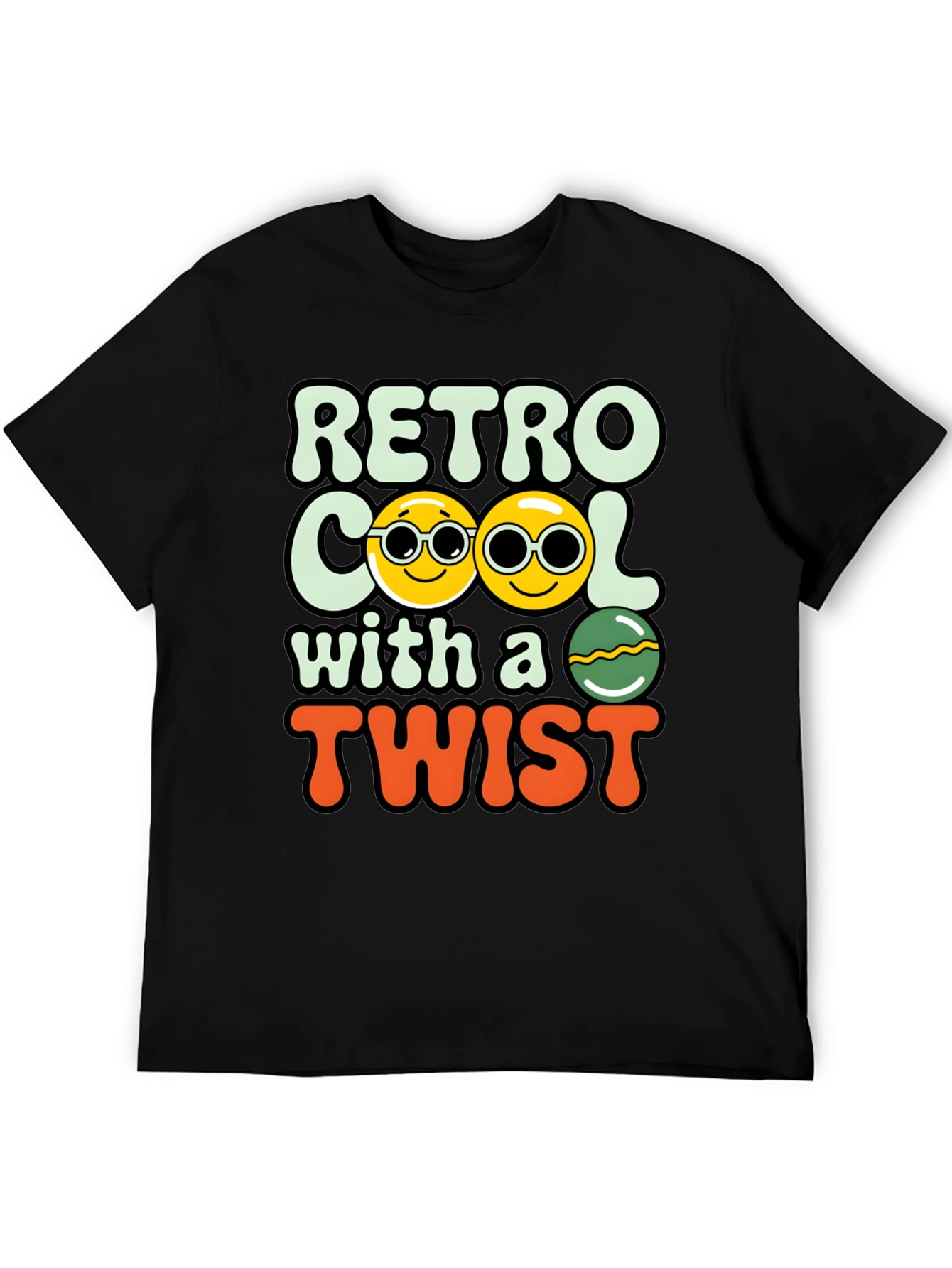 Retro Cool with a Twist Graphic Tee