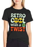 Retro Cool with a Twist Graphic Tee