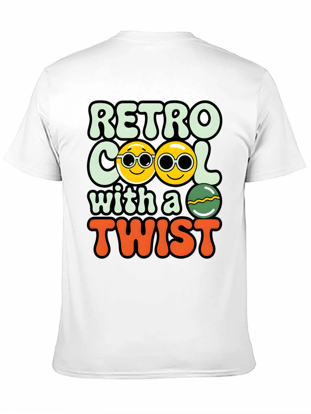Retro Cool with a Twist Graphic Tee