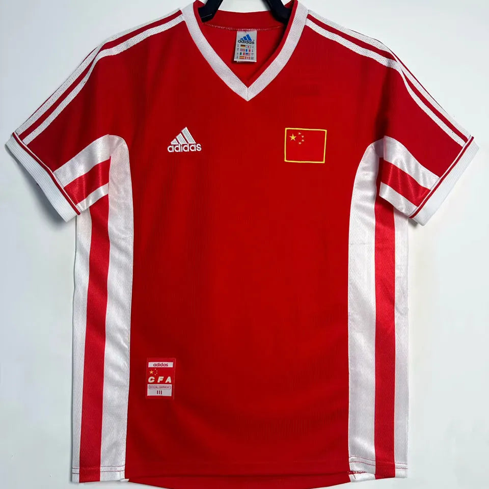 1998 CFA Red Retro Soccer Jersey Front
