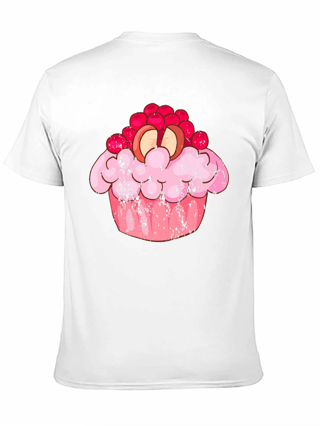 Cupcake Graphic Black T-Shirt