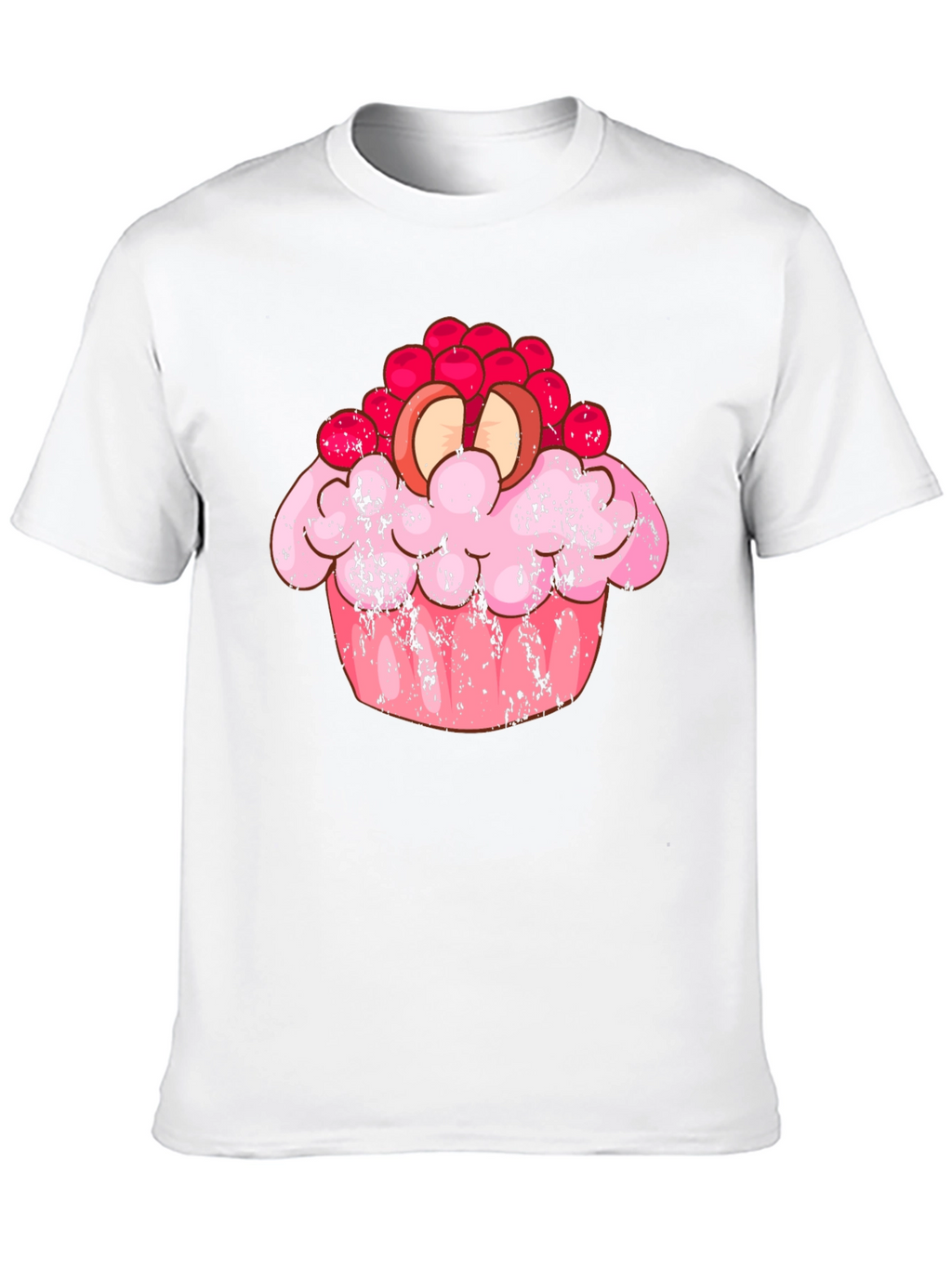 Cupcake Graphic Black T-Shirt