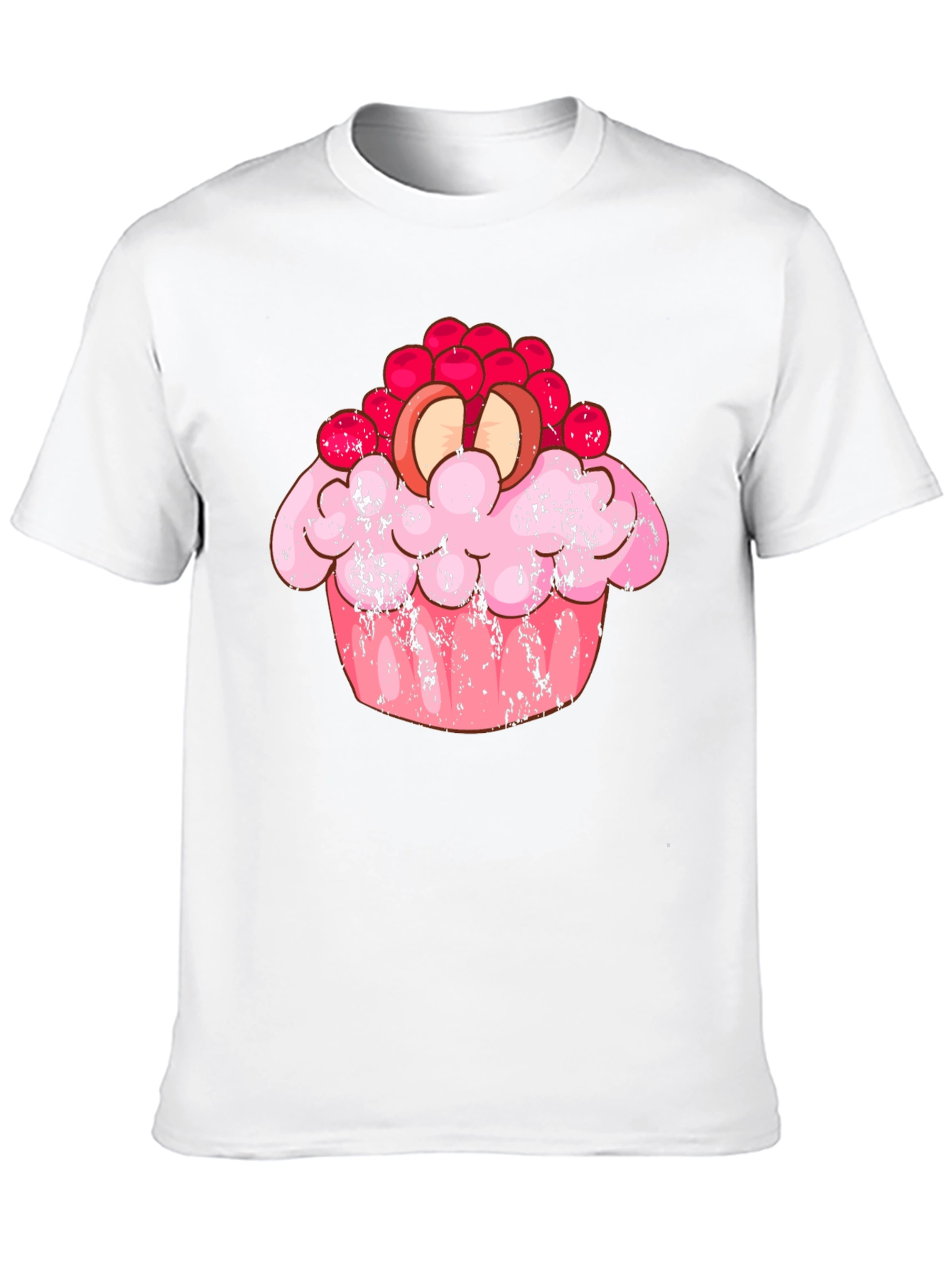 Cupcake Graphic Black T-Shirt