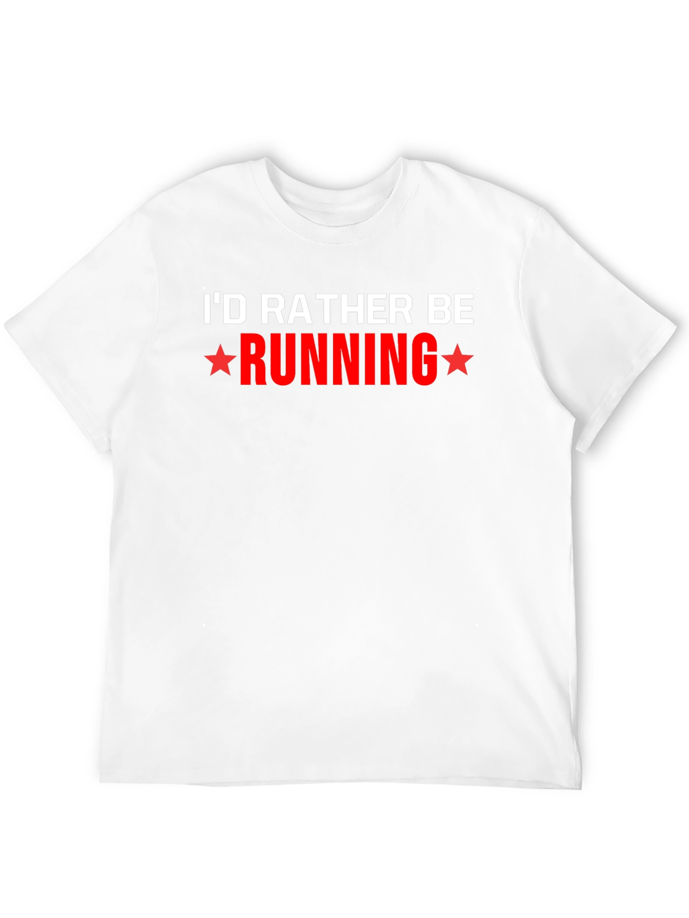 Id Rather Be Running Black T-Shirt