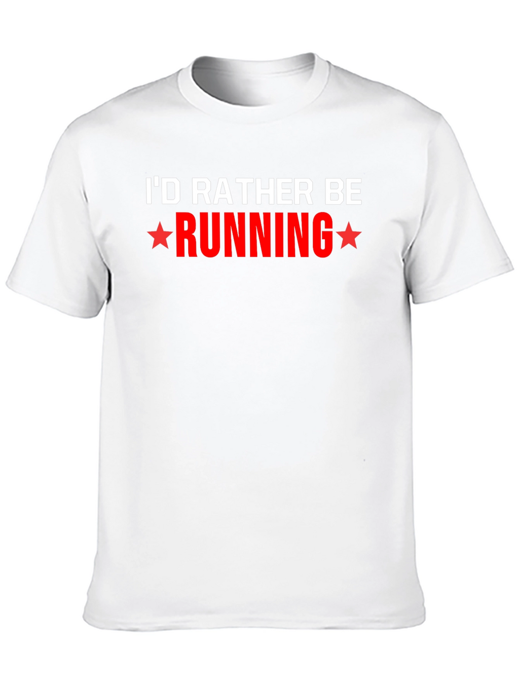 Id Rather Be Running Black T-Shirt