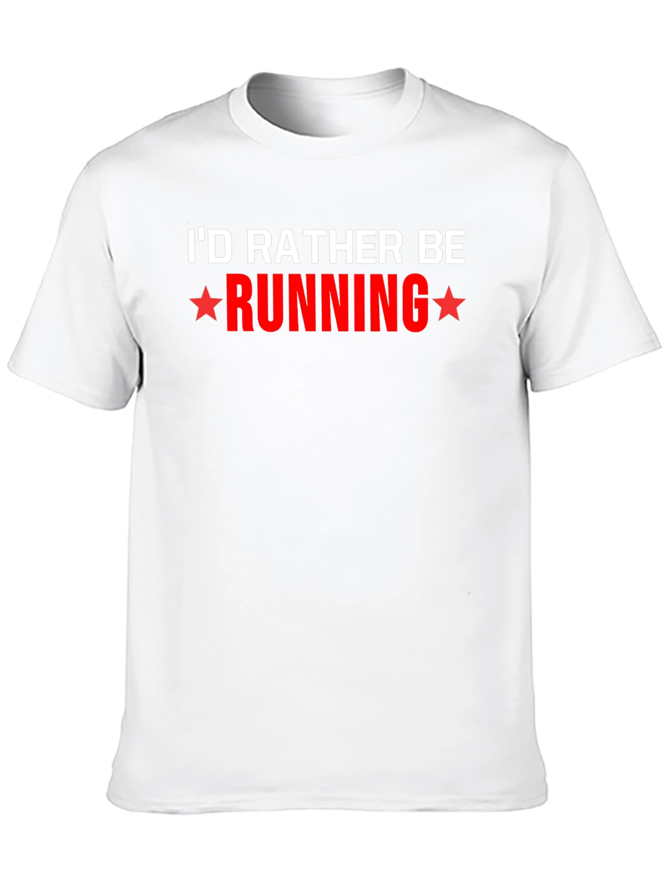 Id Rather Be Running Black T-Shirt