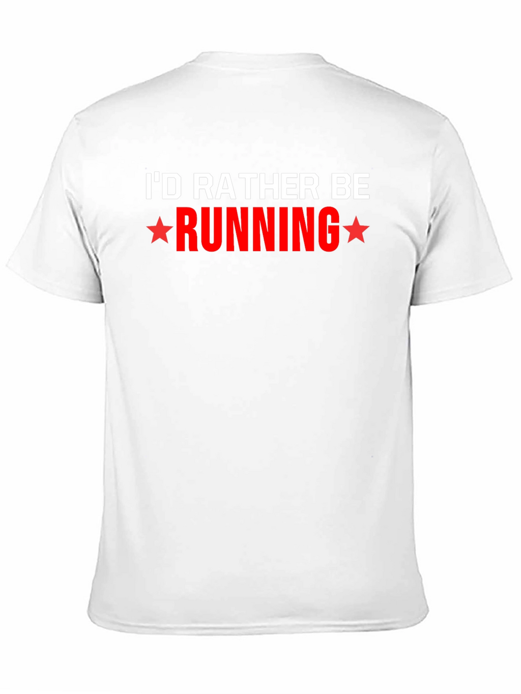 Id Rather Be Running Black T-Shirt