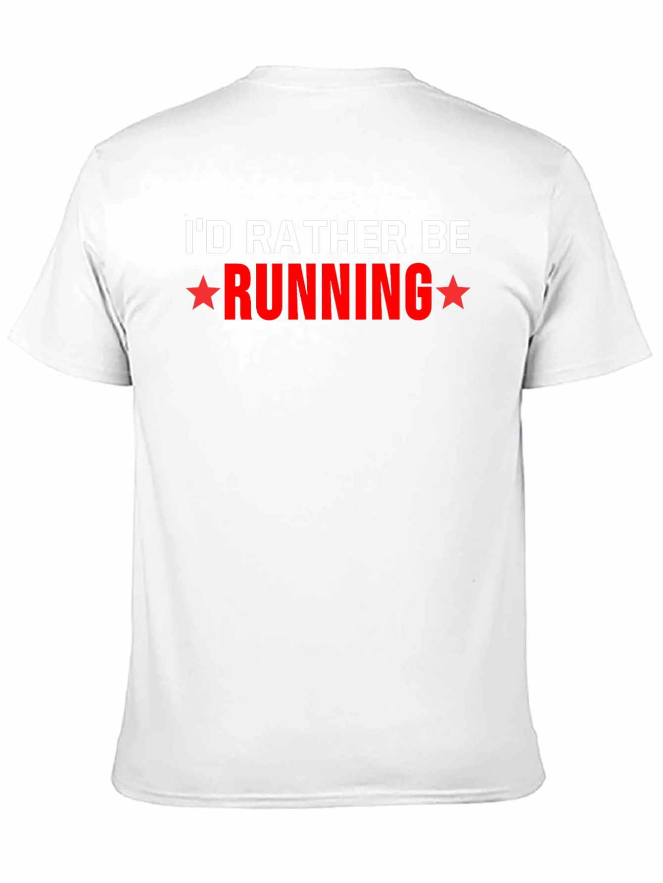 Id Rather Be Running Black T-Shirt