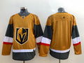 Men's Vegas Golden Knights Gold Primegreen Authentic Player Blank Jerseys
