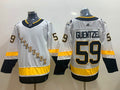 Men's Pittsburgh Penguins Jake Guentzel #59 White Player Game Jerseys