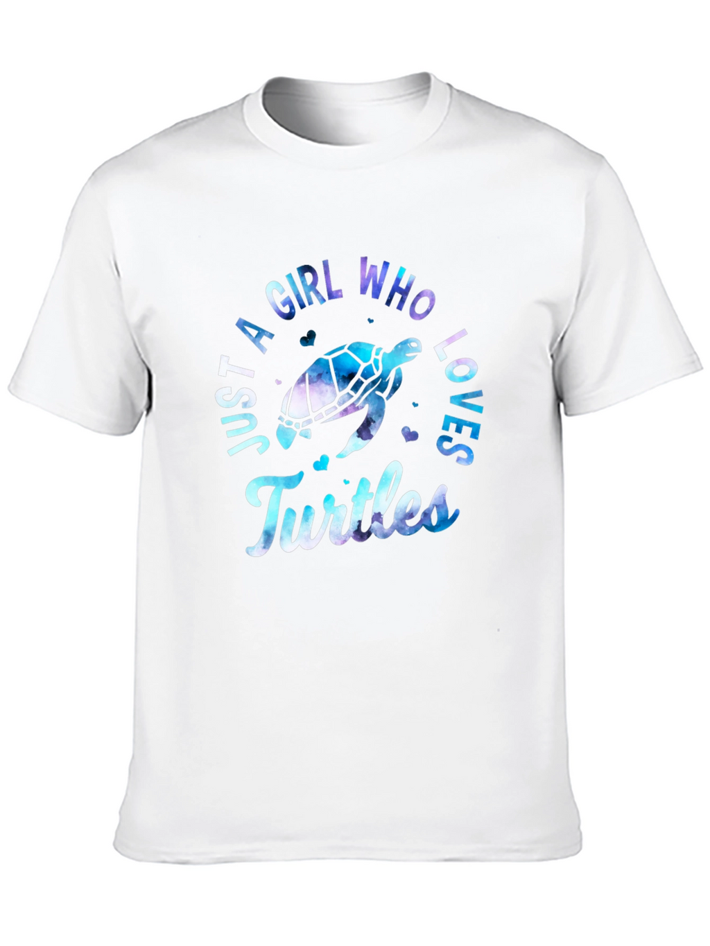 Girl Who Loves Turtles T-Shirt - Unique Design