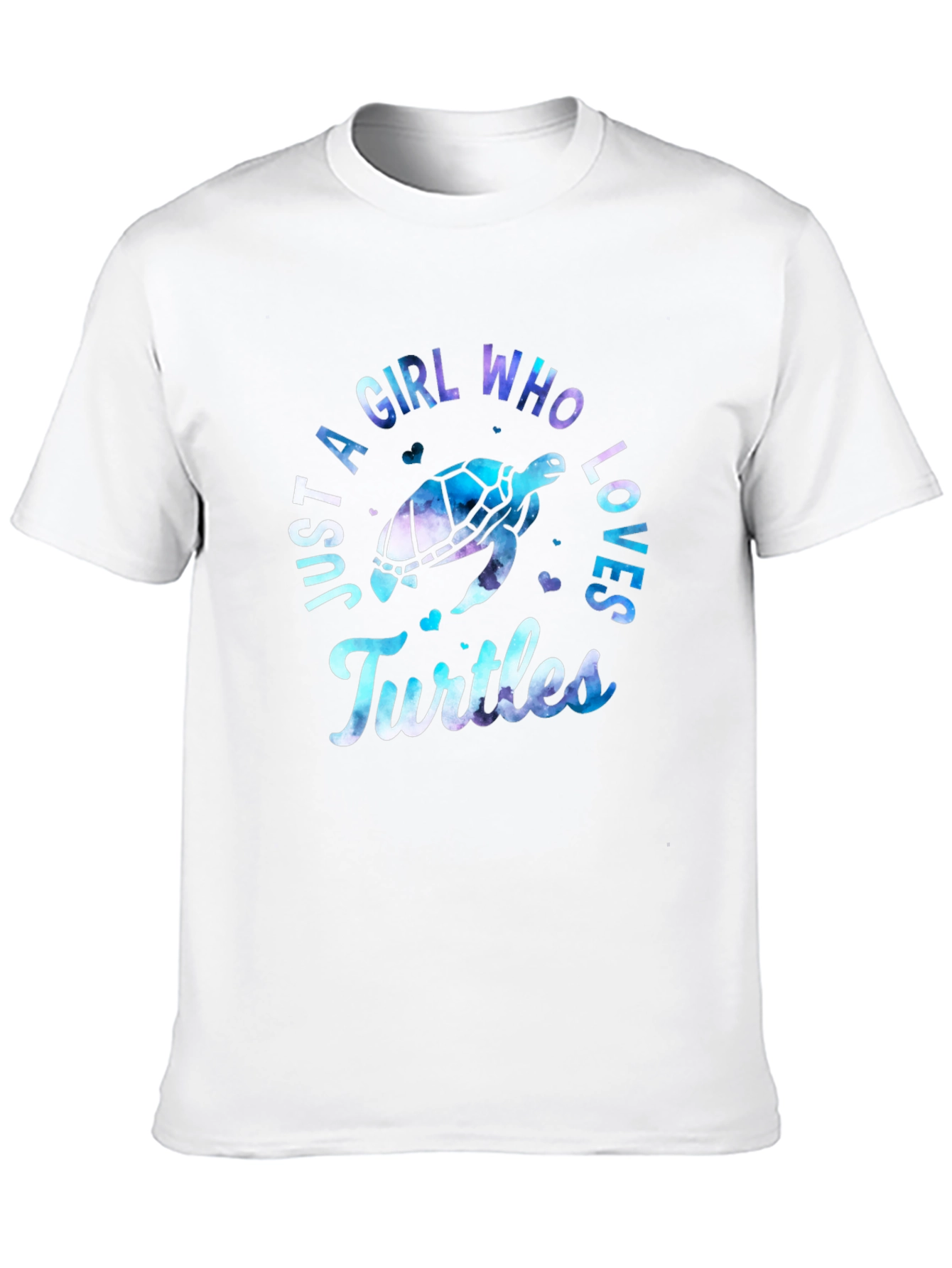 Girl Who Loves Turtles T-Shirt - Unique Design