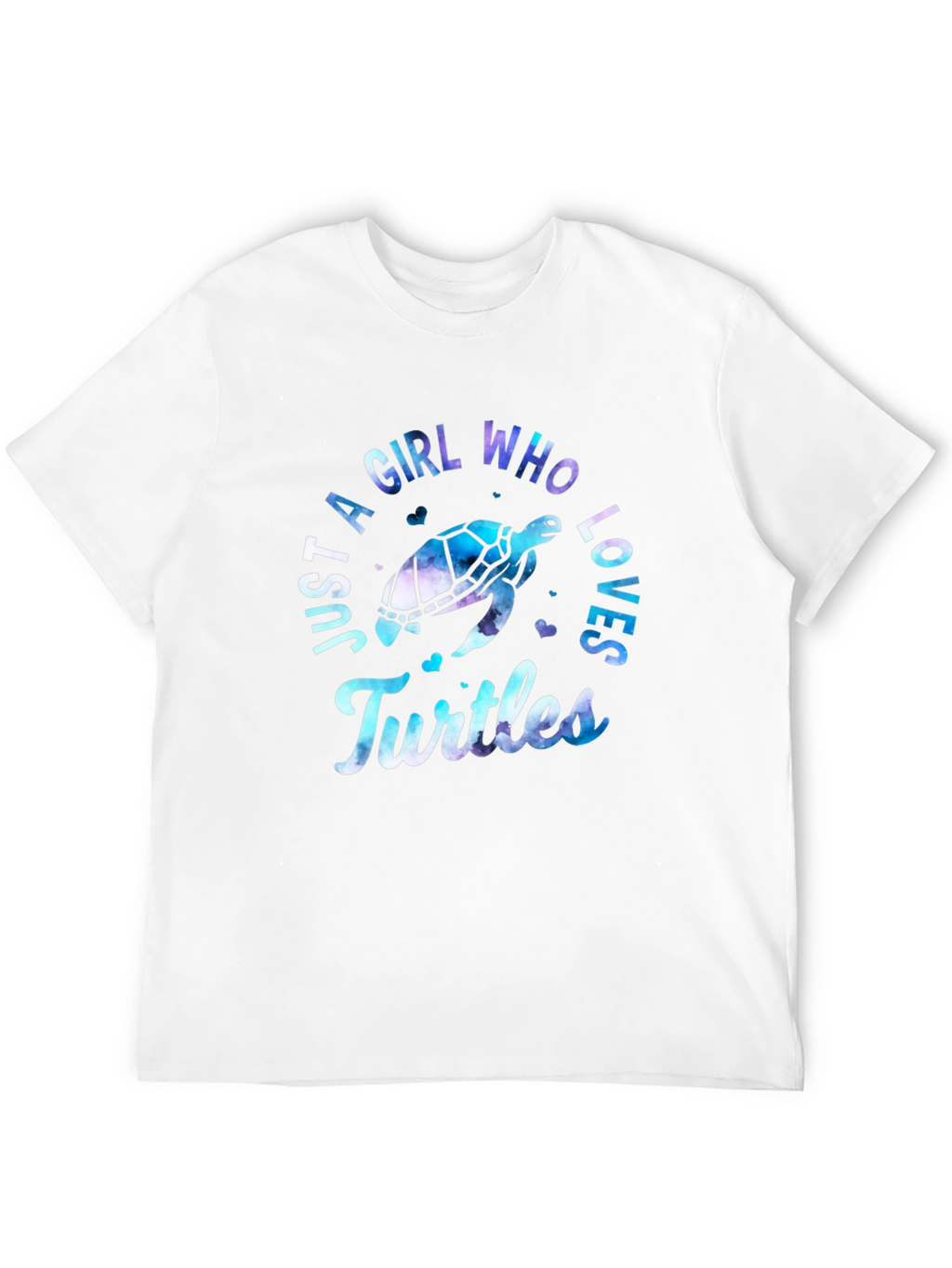 Girl Who Loves Turtles T-Shirt - Unique Design