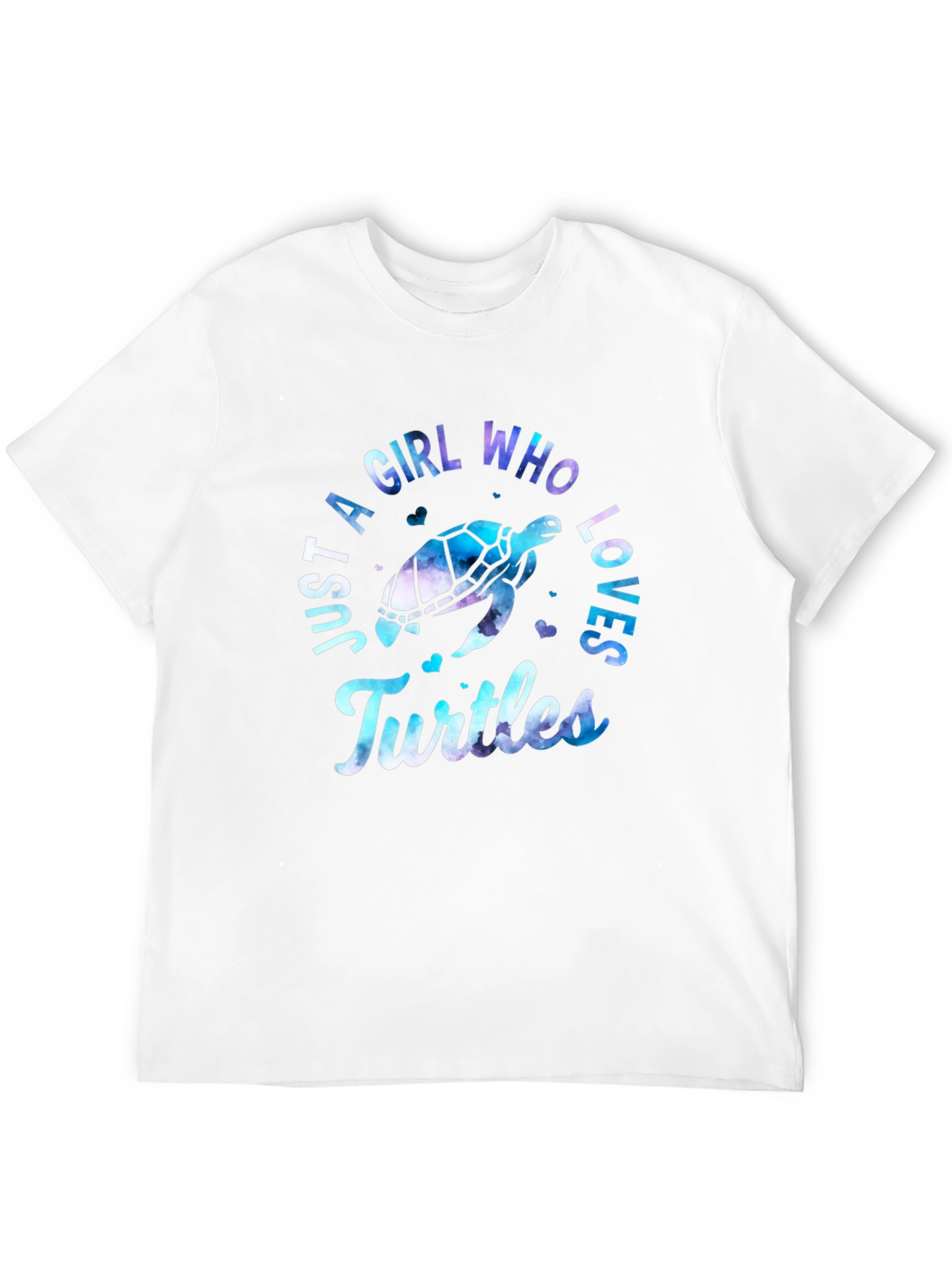 Girl Who Loves Turtles T-Shirt - Unique Design