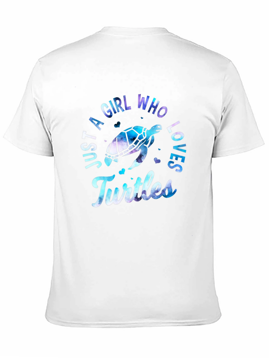 Girl Who Loves Turtles T-Shirt - Unique Design