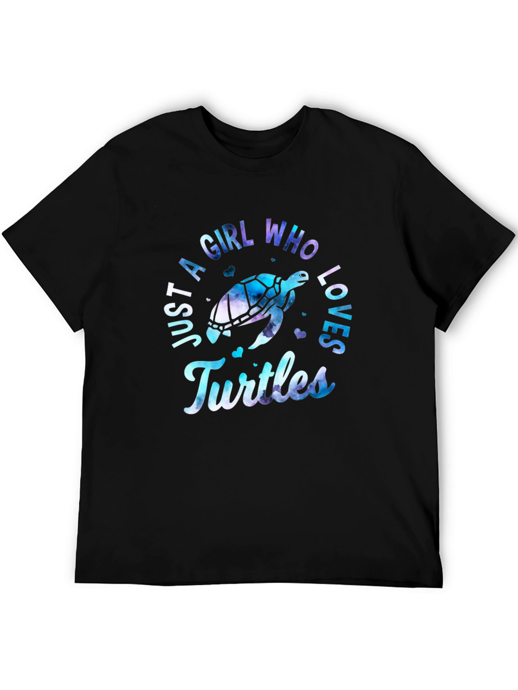 Girl Who Loves Turtles T-Shirt - Unique Design