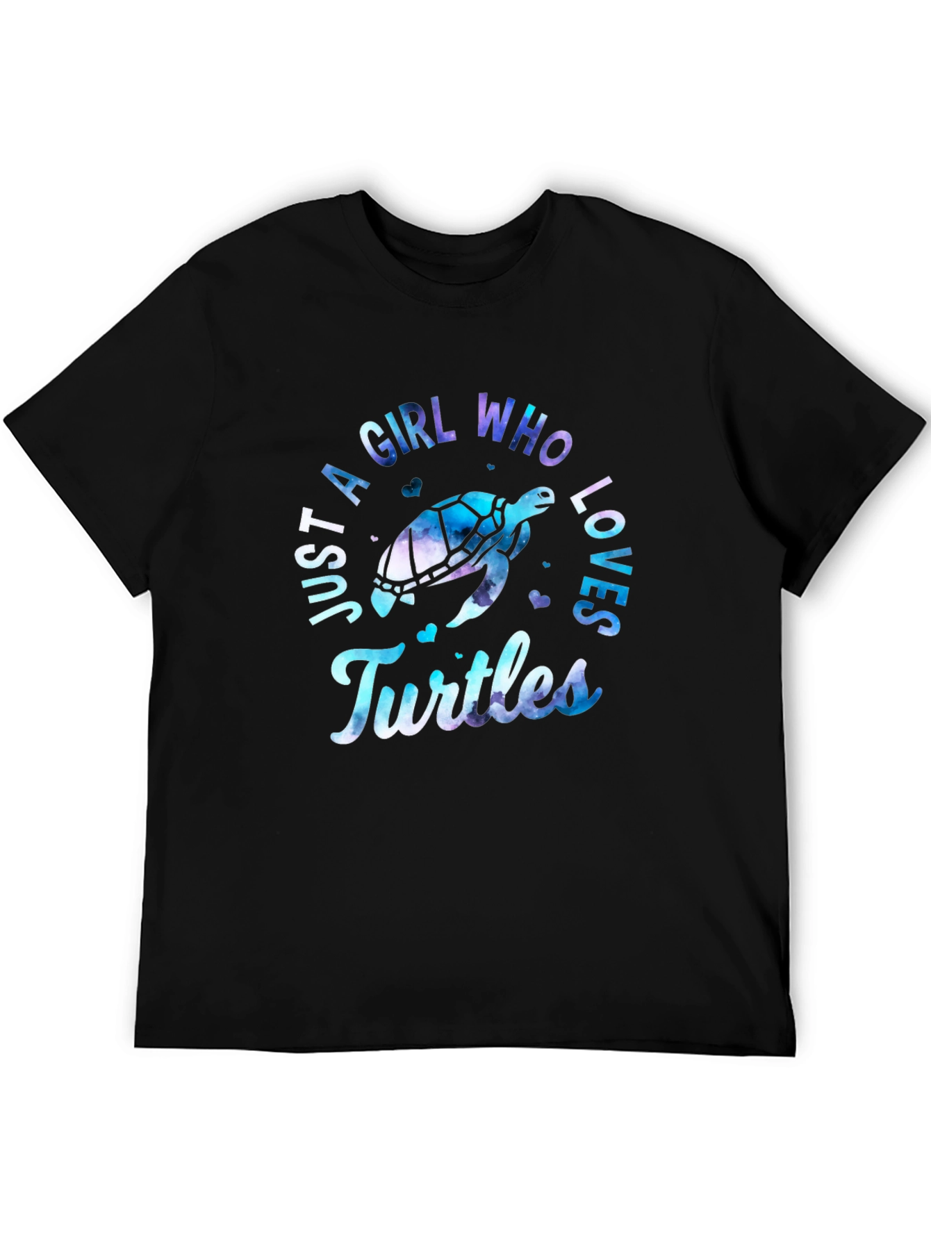 Girl Who Loves Turtles T-Shirt - Unique Design
